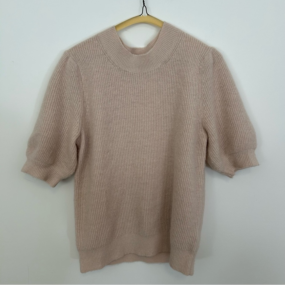 Knit Boden Alpaca Wool Sweater in Blush